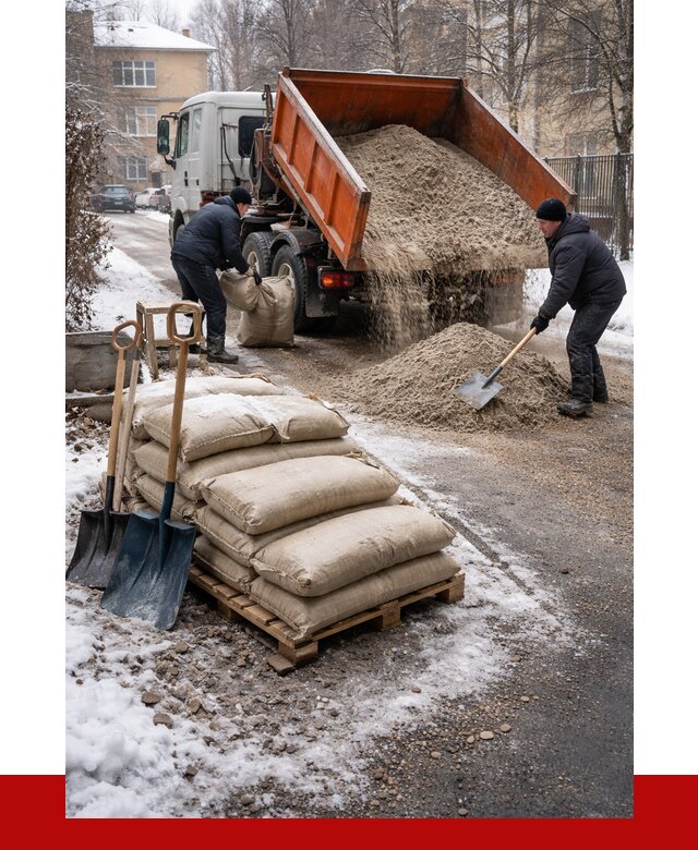Противогололедные материалы оптом в Хабаровске от 4321 р. | ПРОНЕРУДХбр