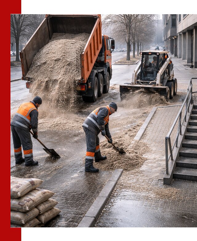 Поставка противогололедных материалов в Хабаровске