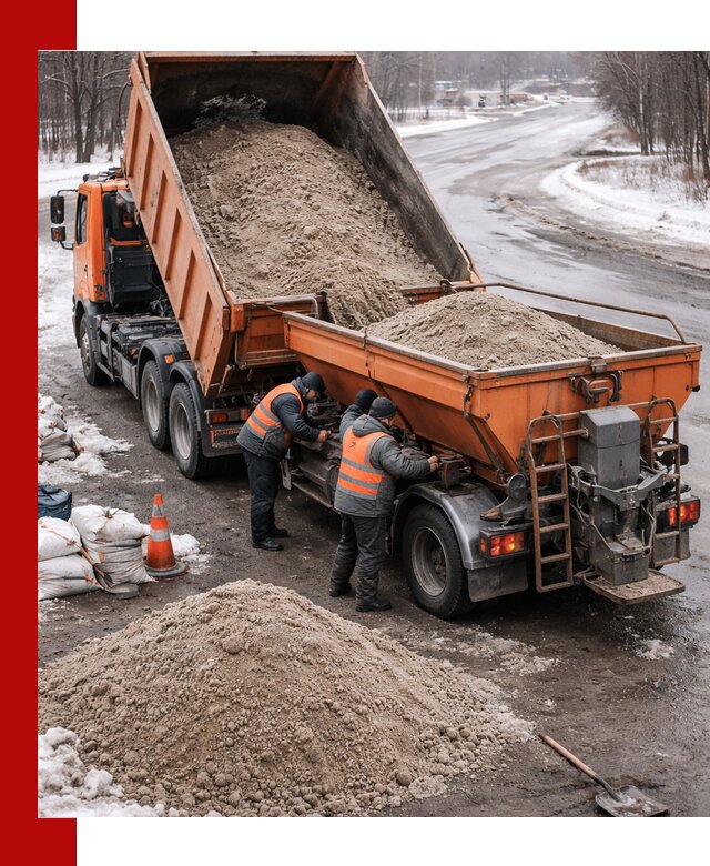 Поставка и вывоз пескосоля в Хабаровске оптом и в розницу