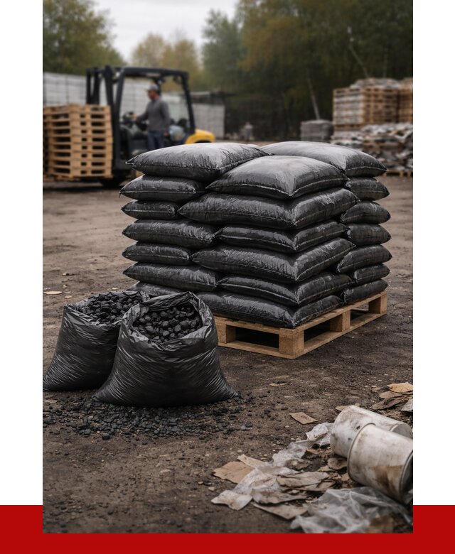 Купить уголь в мешках с доставкой в Хабаровске от 7716 р. | ПРОНЕРУДХбр