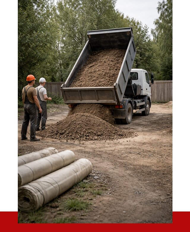 Доставка сыпучих материалов самосвалом в [cvi] от 4321 р. | ПРОНЕРУДХбр