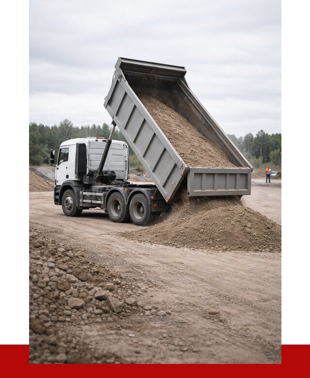 Доставка самосвалом 15 кубов в Хабаровске от 6687 руб. | ПРОНЕРУДХбр