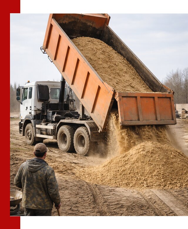 Аренда самосвала 20 тонн для перевозки грузов в Хабаровске