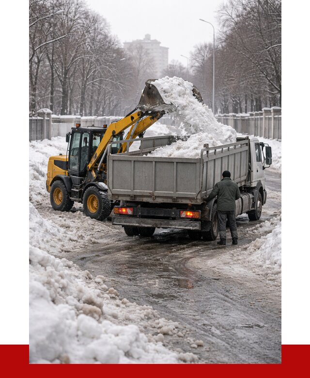 Вывоз снега с погрузкой в Хабаровске от 3601 р. ПРОНЕРУДХбр
