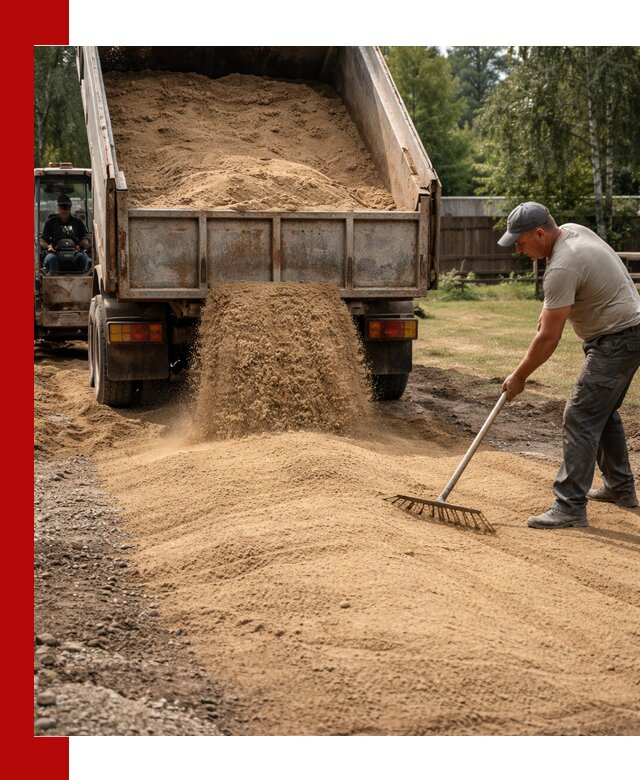 Отсыпка участка песком в Хабаровске быстро и качественно