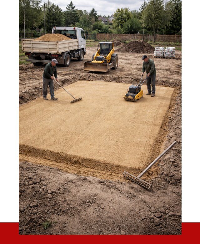 Устройство песчаной подушки в Хабаровске от 4630 р. ПРОНЕРУДХбр